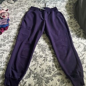 Figs Zamora Scrub Pants - Petite XS - Jam Purple